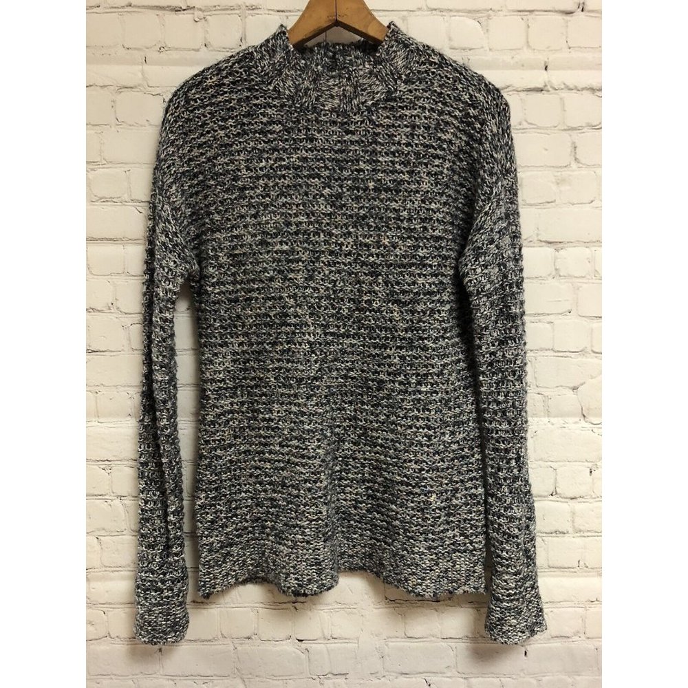 St. Johns Bay Medium Long Sleeve Open Knit Sweater Standing Collar